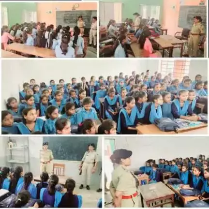 आज दिनांक-17.05.2025 को महिला जागरूकता अभियान के तहत प्र0पु0अ0नि0 साजदा प्रवीण, महिला थाना द्वारा विभिन्न स्कूलों में जा कर बालिकाअयों को महिला सशक्तिकरण सहित अन्य बिन्दुओं पर जागरूकता अभियान चलाया गया। #SheoharPolice