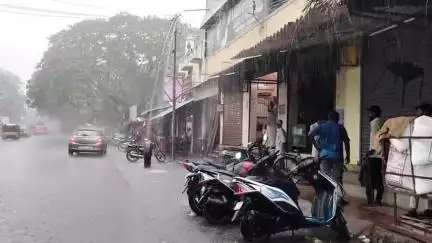 செய்யூர்: சித்தாமூர் உள்ளிட்ட சுற்றியுள்ள பகுதியில் சுமார் அரை மணி நேரம் சூறைக்காற்று இடி மின்னல் கூடிய மிதமான மழை மற்றும் கனமழை