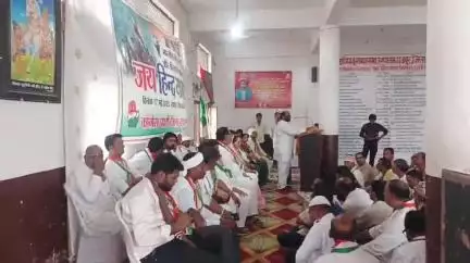 राजपुर: कांग्रेस ने भारतीय सेना के सम्मान में राजपुर में निकाली 'जय हिंद' यात्रा
