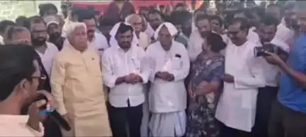ಶಿರಹಟ್ಟಿ: ಪಟ್ಟಣದಲ್ಲಿ ನೂತನ ಡಾ. ಬಿ. ಆರ್ ಅಂಬೇಡ್ಕರ್ ಸಭಾಭವನ ಕಟ್ಟಡ ಕಾಮಗಾರಿಗೆ ಭೂಮಿ ಪೂಜೆ, ಸಚಿವ ಎಚ್. ಕೆ ಪಾಟೀಲ ಭಾಗಿ
