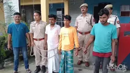 দৰং জিলাৰ পৰা নিশা তিনি গভাইত গৰু চোৰক গ্ৰেপ্তাৰ চতিয়া আৰক্ষীৰ, ইতিমধ্যে ন্যায়িক আদালতলৈ প্ৰেৰণ