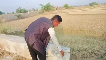जिलापंचायत द्वारा करायाजारहा मानकबिहिन कार्य पुलियानिर्माणकार्यों में घटियासामग्री का होरहा उपयोगग्रामीणजांच का किए मांग