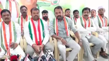 చౌటుప్పల్: కోమటిరెడ్డి రాజగోపాల్ రెడ్డిపై మాజీ MLA కూసుకుంట్ల ప్రభాకర్ రెడ్డి అసత్య ఆరోపణలు చేస్తున్నారు: కాంగ్రెస్ శ్రేణులు