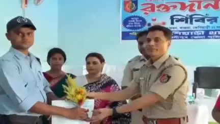 কেশিয়ারি: কেশিয়াড়িতে পুলিশের উদ্যোগে স্বেচ্ছায় রক্তদান শিবিরের আয়োজন, উপস্থিত SDPO