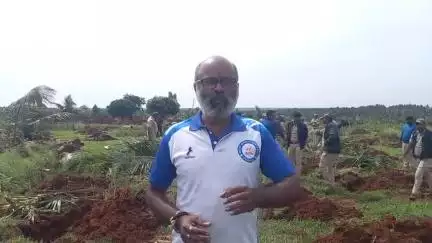 ಚನ್ನರಾಯಪಟ್ಟಣ ತಾಲೂಕು ಮಡಬ ಗ್ರಾಮದಲ್ಲಿ ಕಳೆದ 26 ಎಕರೆ ಅರಣ್ಯಭೂಮಿಯನ್ನು ಒತ್ತುವರಿ ತೆರವು