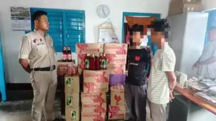 কাঞ্চনপুর: বাংমুং এলাকায় নেশাবিরোধী অভিযানে সাফল্য, ৩৮৪ বোতল মদ সহ দুজনকে গ্রেফতার করল পুলিশ