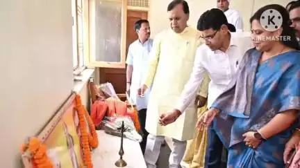 भाटापारा: भारतीय जनता पार्टी भाटापारा के कार्यालय में जिला कार्यशाला का आयोजन किया गया, राजस्व मंत्री हुए शामिल