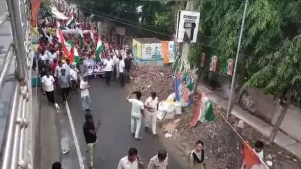 সন্দেশখালি ২: সন্দেশখালিতে সেনাবাহিনীর প্রতি শ্রদ্ধা জানিয়ে বিশাল পদযাত্রা,কয়েক হাজার মানুষের অংশগ্রহণ