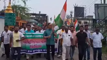সীতাই: সিতাই ব্লক তৃণমূল কংগ্রেসের উদ্যোগে জাতীয়তাবাদী মিছিল, উপস্থিত সাংসদ
