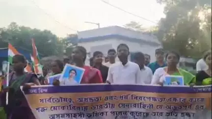 জামবনি: ভারতীয় সেনাবাহিনীকে শ্রদ্ধা ও সম্মান জানিয়ে চিল্কীগড়ে সম্মান জ্ঞাপন পদযাত্রা তৃনমূলের, উপস্থিত বিধায়ক