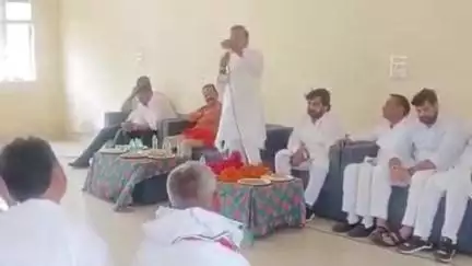 बरवाला: भाजपा विधायक योगेंद्र राणा ने असन्ध क्षेत्र के ककराली, टाबर सहित अन्य गांवों में की बैठकें