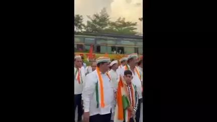 काटोल: काटोलवासियांकडून तिरंगा यात्रेला  भरभरून प्रतिसाद, काटोल येथून काढण्यात आली भव्य तिरंगा यात्रा