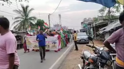 বান্দোয়ান: বীর শহীদ ও ভারতীয় সেনাদের শ্রদ্ধা জানিয়ে মিছিল বান্দোয়ানে, উপস্থিত বিধায়ক