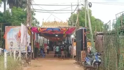 அம்பாசமுத்திரம்: ரயில் நகர் பகுதியில் பிரசித்தி பெற்ற தென்பொதிகை ராகவேந்திரர் ஆலயத்தில் மகா கும்பாபிஷேகம் நடைபெற்றது