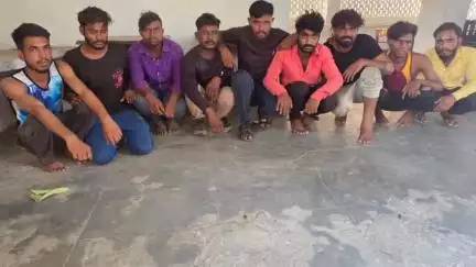 कोटड़ी: बडलियास पुलिस ने 9 लोगों को शांति भंग के मामले में किया गिरफ्तार