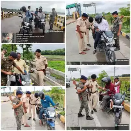 कटिहार जिलान्तर्गत आमजनों की सुरक्षा एवं अपराध नियंत्रण हेतु पूरे जिले में विशेष वाहन चेकिंग/रोको टोको अभियान जारी......