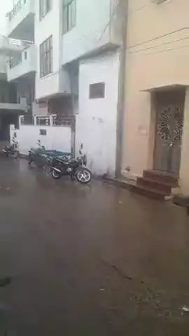 गंगापुर में  बारिश  मौसम सुहाना हो गया
