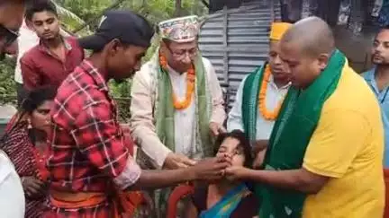 पंडौल: सड़क दुर्घटना में बेहोश महिला की जान पूर्व मंत्री समीर महासेठ ने बचाई