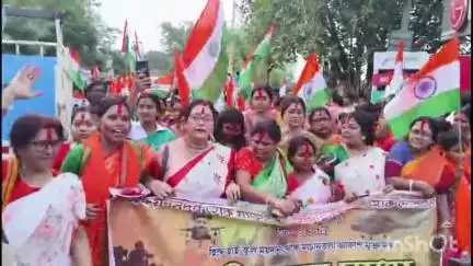 গঙ্গাজলঘাটি: বাঁকুড়ায় জেলা বিজেপির অভিনন্দন যাত্রা এর মিছিলে যোগ দিলেন শালতোড়া বিধানসভার বিজেপি বিধায়ক চন্দনা বাউরী