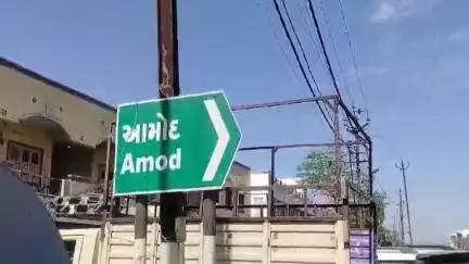 આમોદ: આમોદ ચાર રસ્તા પાસે પ્રાંત અધિકારી જંબુસરની બોલેરો ગાડીને અકસ્માત નડ્યો