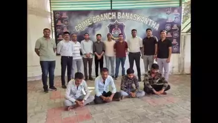 ડીસા: જિલ્લા એલસીબીએ જીરા ચોરી કેસમાં ઝડપેલ આરોપીઓને ડીસા રૂરલ પોલીસને સોંપવામાં આવ્યા.