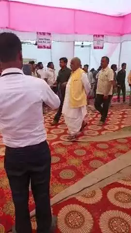 Rajgir mein rojgar Mela udghatan karne ke liye Aaye mananiy Shri  sarvan vidhayak