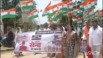 कामडारा: ऑपरेशन सिंदूर की सफलता को लेकर कामडारा में भाजपा कार्यकर्ताओं ने निकाली तिरंगा यात्रा #OperationSindoor