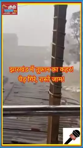 झारखंड में 2nd Day तूफान! पेड़ गिरे, रास्ते बंद | Jharkhand Storm Alert

#Jharkhand #WeatherAlert #झारखंड #RainStorm