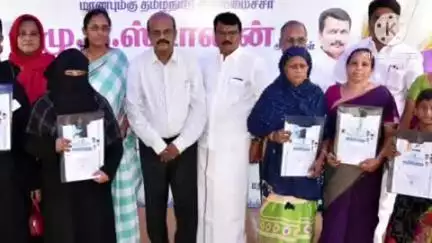 அரவக்குறிச்சி: வேலம்பாடியில் 32 குடியிருப்புகள் கொண்ட அடுக்குமாடி குடியிருப்பினை காணொளி காட்சி வாயிலாக திறந்து வைத்த தமிழ முதல்வர்