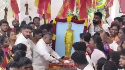 கிண்டி: பாஜகவுடன் கூட்டணியா என காந்தி மண்டபத்தில் கேட்ட கேள்விக்கு கையெடுத்து கும்பிட்ட தவெக பொதுச்செயலாளர் ஆனந்த்