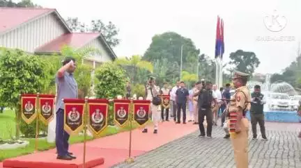 দেৰগাঁও: দেৰগাওঁত লাচিত বৰফুকন পুলিছ একাডেমিত অনুষ্ঠিত আৰক্ষী অধীক্ষকসকলৰ এক বিশেষ সন্মিলনত অংশগ্ৰহণ ৰাজ্যৰ মুখ্যমন্ত্ৰীৰ