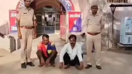 भिनाय: बघेरा गांव में कार के शीशे तोड़कर रुपये चुराने वाले 2 शातिर चोरों को पुलिस ने किया गिरफ्तार