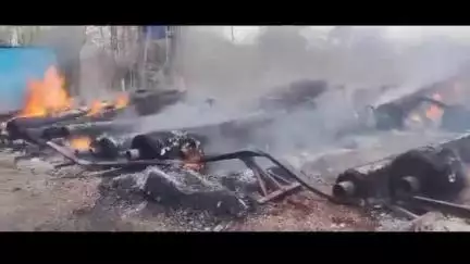 कामठी: गादा येथील यू ऑइल इनव्हायरोटेक प्रायव्हेट लिमिटेड कंपनीच्या  बीजीएम रोलमध्ये लागली भीषण आग