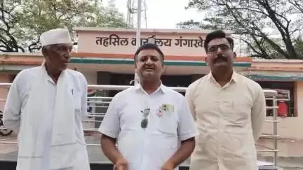 गंगाखेड: संयुक्त किसान मोर्चा यांच्या वतीने  विविध मागणीसाठी  तहसिलदार गंगाखेड देण्यात आले निवेदन