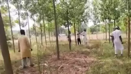 ऊन: बल्ला माजरा गांव में राजस्व विभाग की टीम ने करीब पौने तीन बीघा सार्वजनिक भूमि से हटवाया अवैध कब्जा