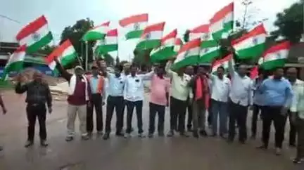 रायडीह: रायडीह में भारतीय सेना के सम्मान में भाजपा ने निकाली तिरंगा यात्रा, लगे जमकर नारे