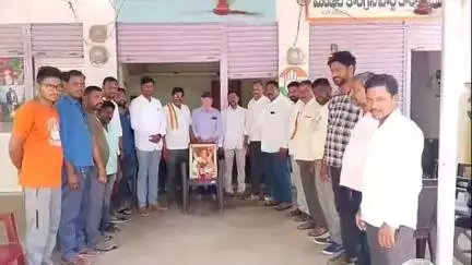 పెగడపల్లె: పెగడపల్లిలో కాంగ్రెస్ పార్టీ ఆధ్వర్యంలో రాజీవ్ గాంధీ వర్ధంతి కార్యక్రమం