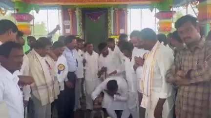 లింగంపేట్: పెద్దమ్మతల్లి ఆశీస్సులు ప్రతి ఒక్కరిపై ఉండాలి పర్మల్ల గ్రామంలో : ఎమ్మెల్యే మదన్ మోహన్