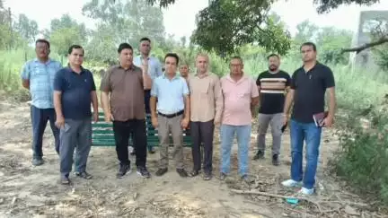 गगरेट: सीएम के गगरेट विधानसभा क्षेत्र के प्रस्तावित दौरे के लिए रैली स्थल पर विधायक राकेश कालिया ने जांची व्यवस्थाएं