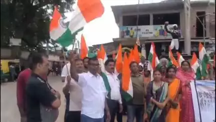 बानो: बानो में भाजपा के बैनर तले निकली तिरंगा यात्रा, तीनों सेनाओं को किया गया नमन