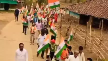 मंडला: बकोरी मंडल में ऑपरेशन सिंदूर की सफलता पर निकाली गई तिरंगा यात्रा