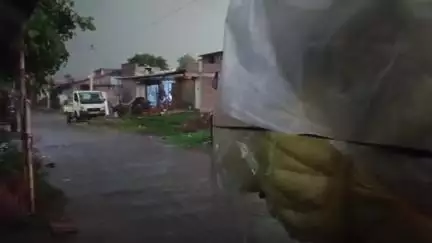 सनहौला: सन्हौला में शाम को बारिश से लोगों को गर्मी से मिली राहत