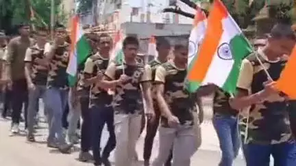 लोणार: शहरात काँग्रेसच्या वतीने तिरंगा रॅली व सदभावना दिन साजरा