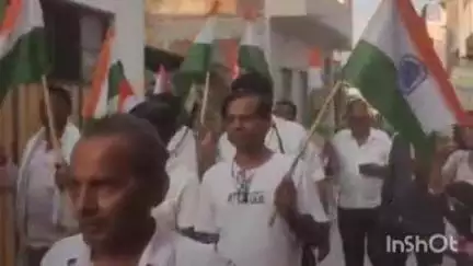 मावली: घासा में भाजपा कार्यकर्ताओं ने निकाली शौर्य तिरंगा रैली, देशभक्ति गीतों के साथ लोगों ने जोश-खरोश के साथ लगाए नारे