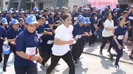 कोटगढ़: एसजेवीएन के 38वें स्थापना दिवस पर झाकड़ी में आयोजित हुई मैराथन