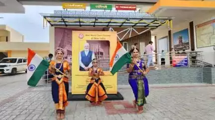 A rhythmic tribute to transformation!
📍St. Thomas Mount Railway Station, Tamil Nadu
#AmritStation