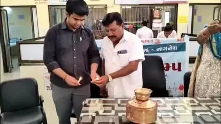 રાણપુર: નાગનેશ પ્રાથમિક આરોગ્ય કેન્દ્ર ખાતે રક્તદાન કેમ્પ યોજાયો