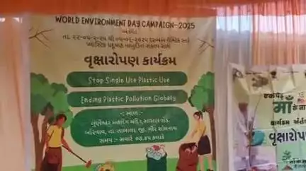 તાલાળા: બોરવાવ ગામે જિલ્લા પંચાયત પ્રમુખના અધ્યક્ષ સ્થાને વૃક્ષારોપણ કાર્યક્રમ યોજાયો કલેક્ટર સહીતના અધિકારી રહ્યાં હાજર