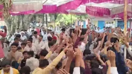 खिलचीपुर: सात दिवसीय श्रीमद् भागवत कथा का समापन, आसपास के श्रद्धालुओं ने कथा सुनी