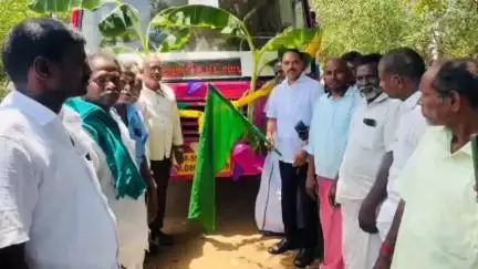 கறம்பக்குடி: மோளுடையான்பட்டியிலிருந்து பேருந்து சேவையை துவக்கி வைத்த MLA முத்துராஜா